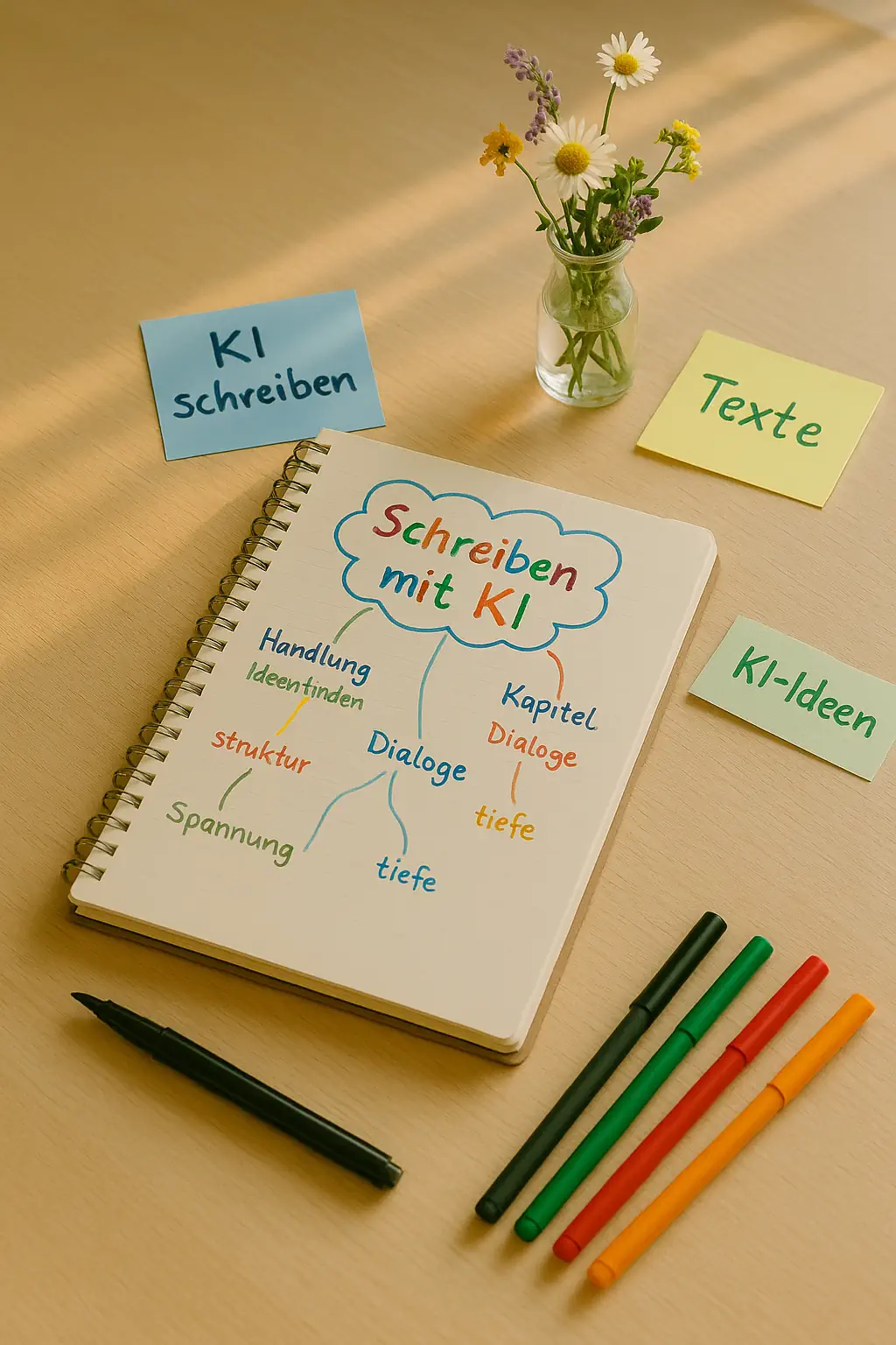 Buchschreiben mit KI wie ChatGPT