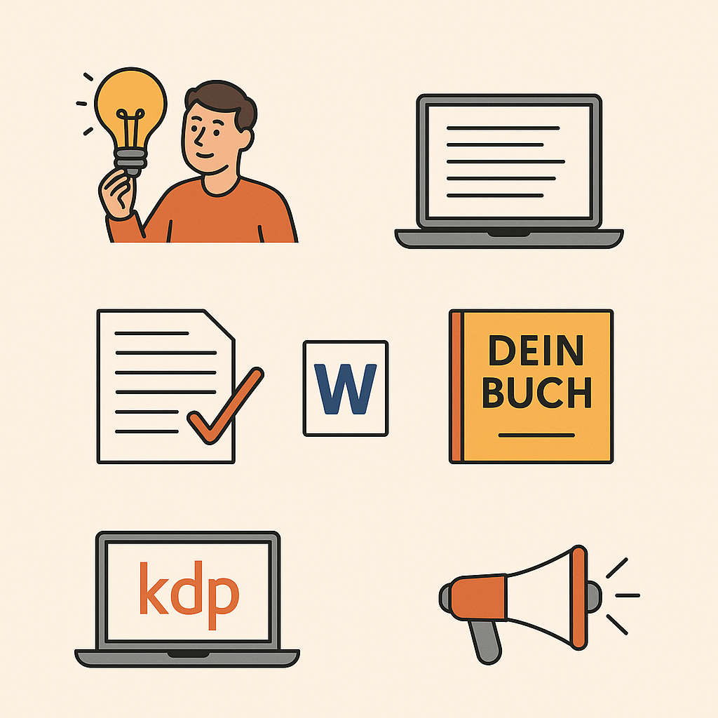 In 7 Schritten zum eigenen Buch