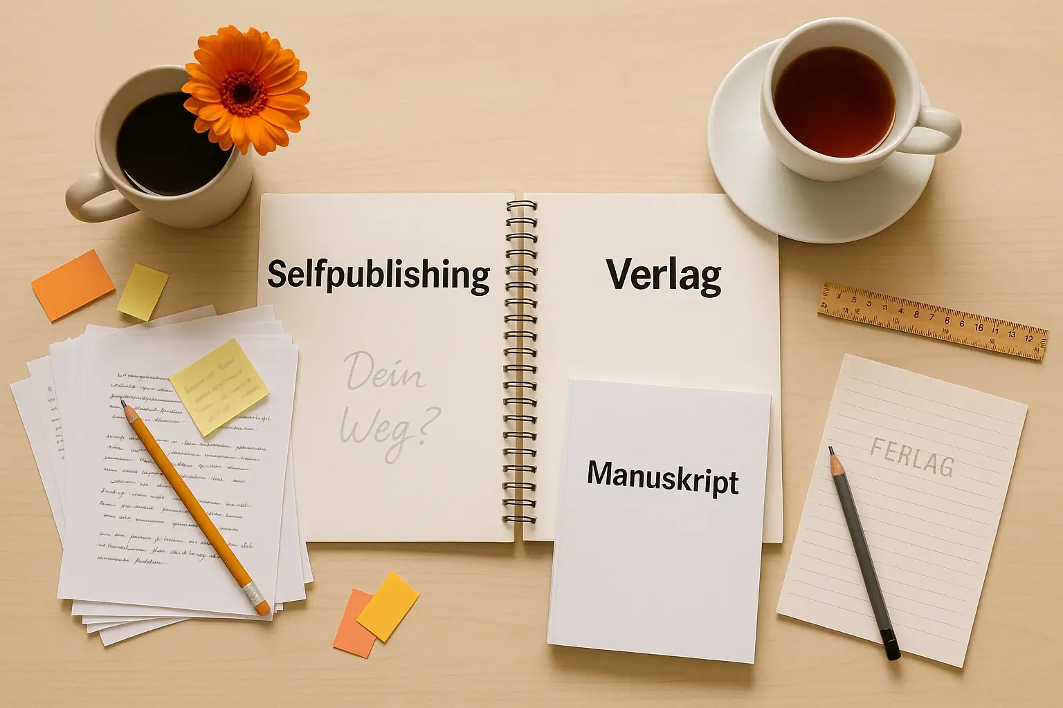 Selfpublishing vs. Verlag