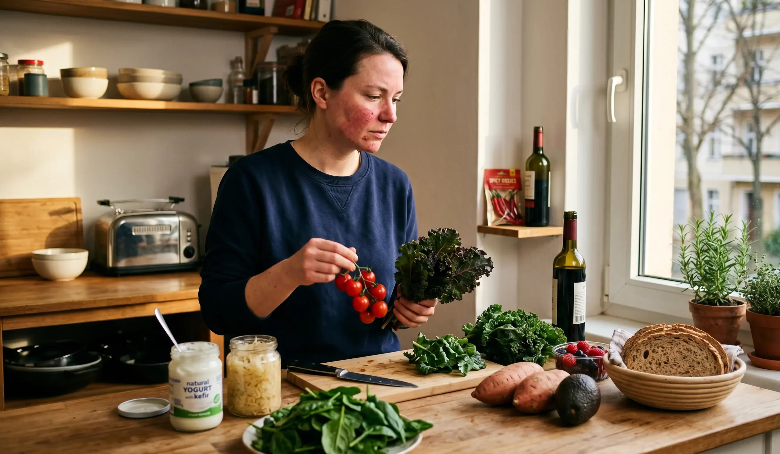 Rosacea und Ernährung