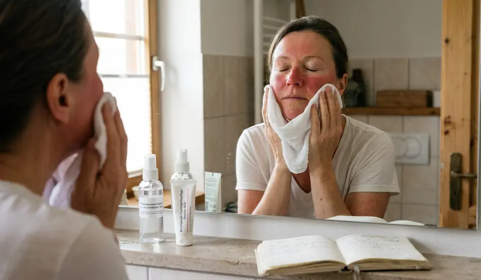 Lindere Rosacea Flush im Alltag schnell