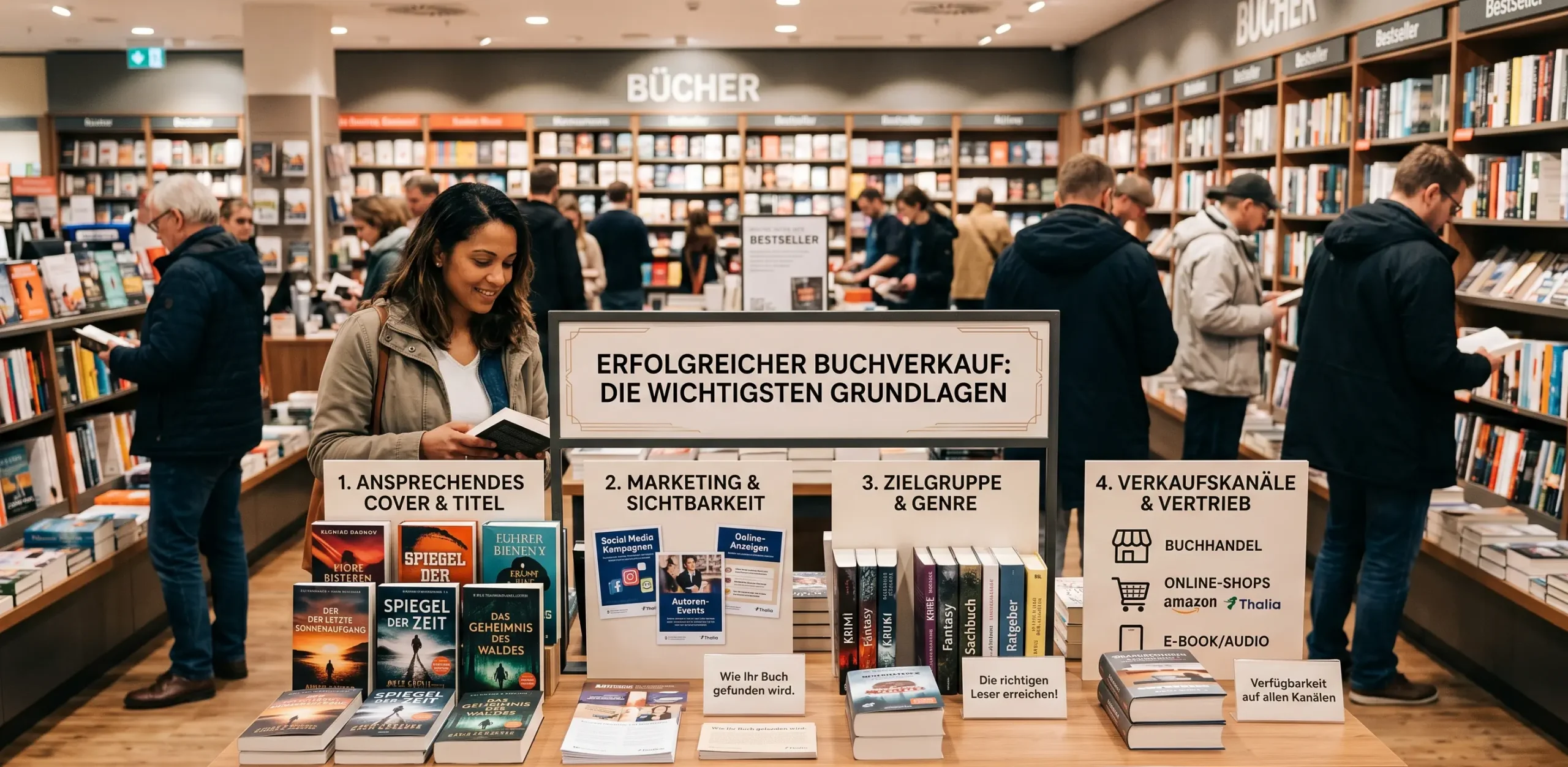 Grundlagen für den Buchverkauf
