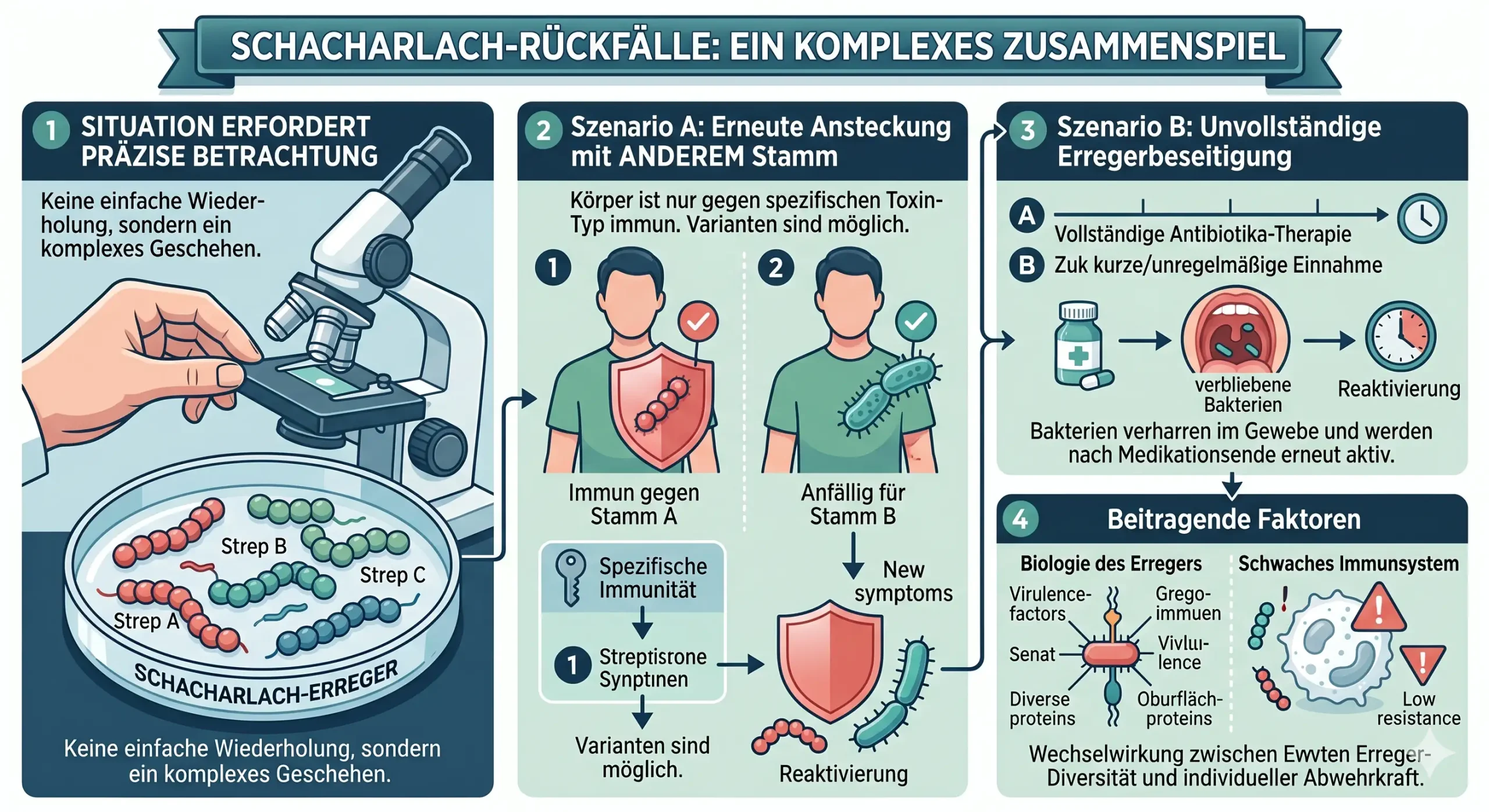 Scharlach Rückfall Warum er wiederkommt.