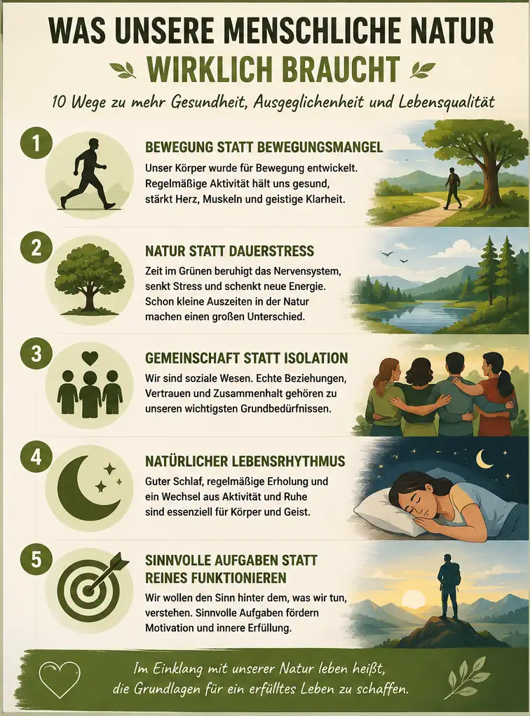 Leben wir gegen unsere menschliche Natur?